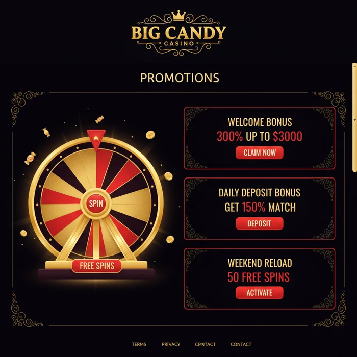 Big Candy Casino Bonus